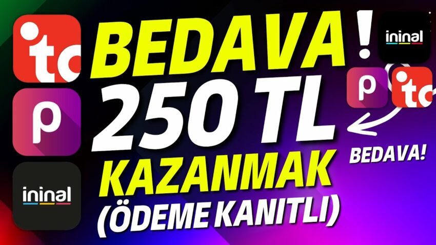 BEDAVA 250 TL KAZANMAK 💰 Ödeme Kanıtlı 💰 İnternetten Para Kazanmak 2023 Para Kazan