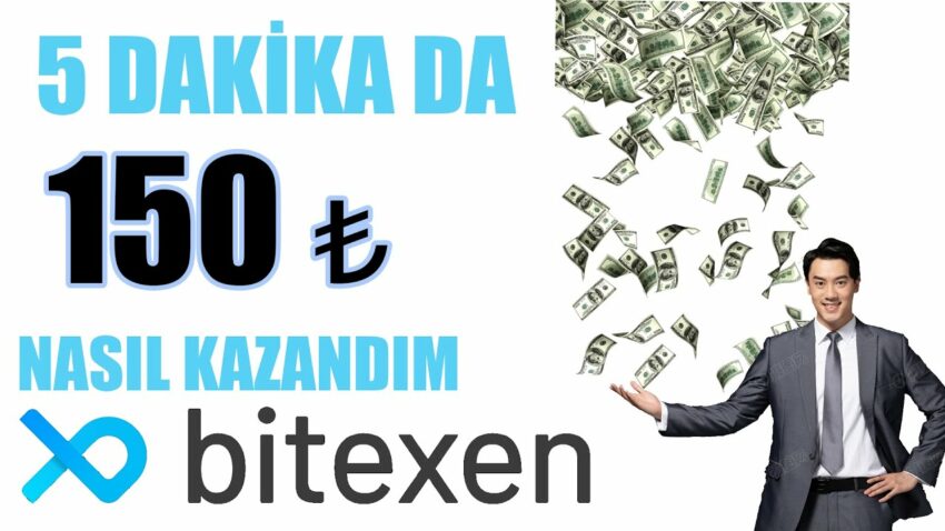 Bitexen 5 DAKİKADA  150 TL Kazanmak | İnternetten Para Kazanma Bitexen 2022