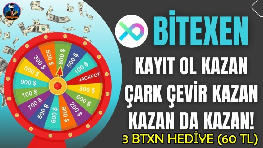 Bitexen Club ile çark çevirerek Taraftar token, Nft ve 100 bin TL kazanma şansı! 3 BTXN HEDİYE Bitexen 2022