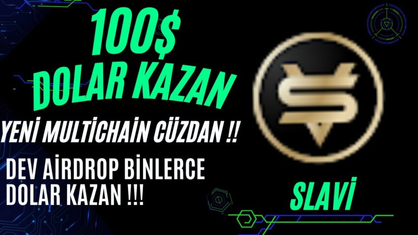 1.000.000$ Milyon Dolarlık Dev Airdrop Slavi App İle Slavi Token Kazan !#kripto #airdrop #btc #slavi Kripto Kazan 2022