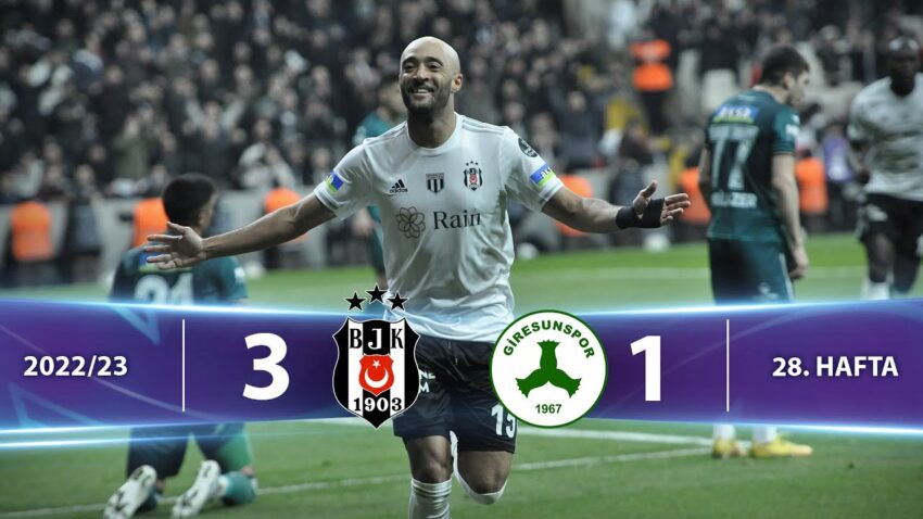 Beşiktaş (3-1) B. Giresunspor-Highlights/Özet | Spor Toto Süper Lig – 2022/23 Bitexen 2022