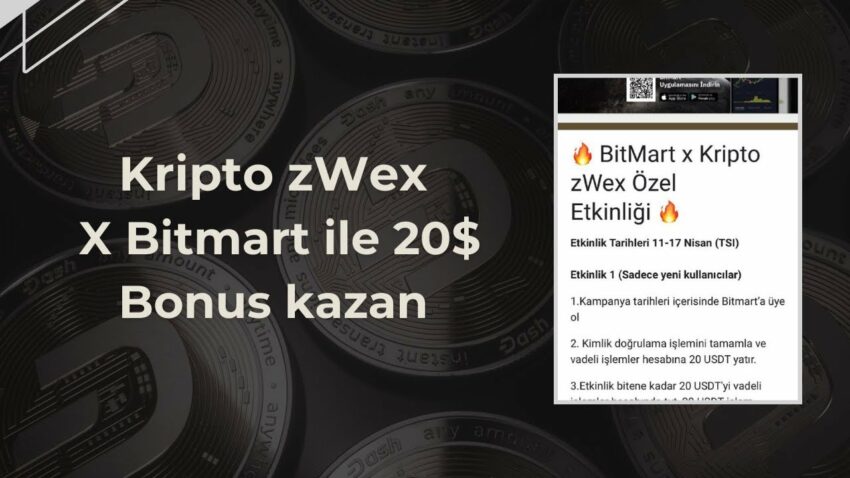 Bitmart x Kripto zWex Özel Etkinliği İle 20$ Kazan | AIRDROP’UN TEK ADRESİ Kripto Kazan 2022