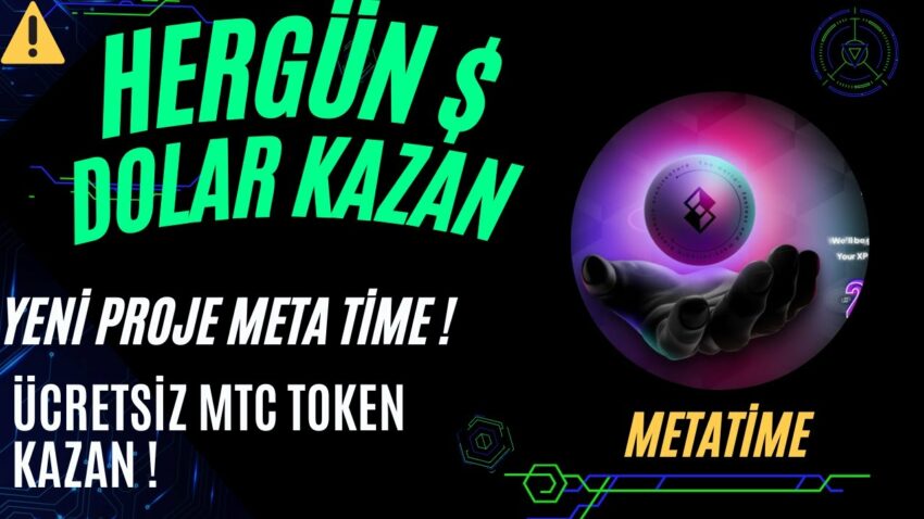 Metatime Airdrop Yatırımsız Meta Token Kazan [ Dolar Kazan ] #kripto #btc #mining Kripto Kazan 2022