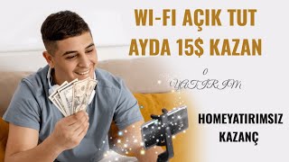 Wi-Fi ile Yatırımsız Para Kazan | İnterneti Paylaş Ayda 15$ Dolar Kazan Para Kazan