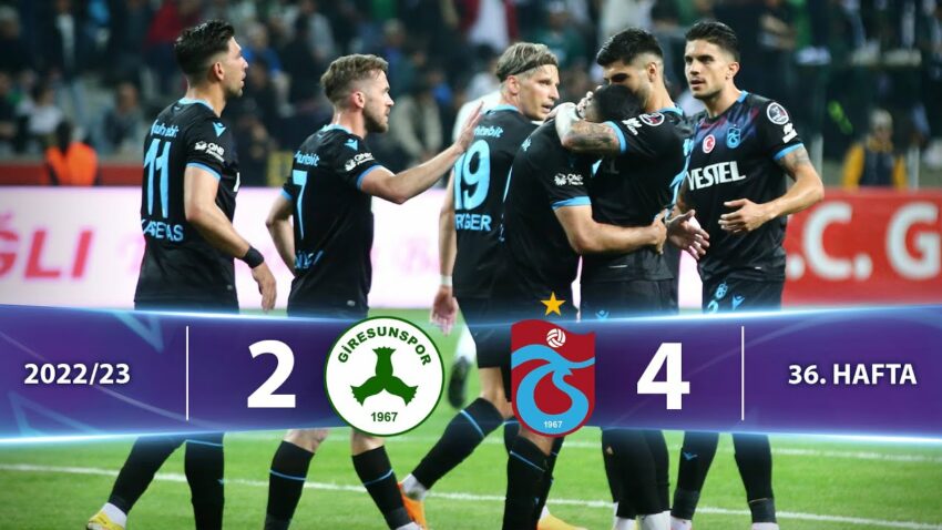Bitexen Giresunspor (2-4) Trabzonspor – Highlights/Özet | Spor Toto Süper Lig – 2022/23 Bitexen 2022