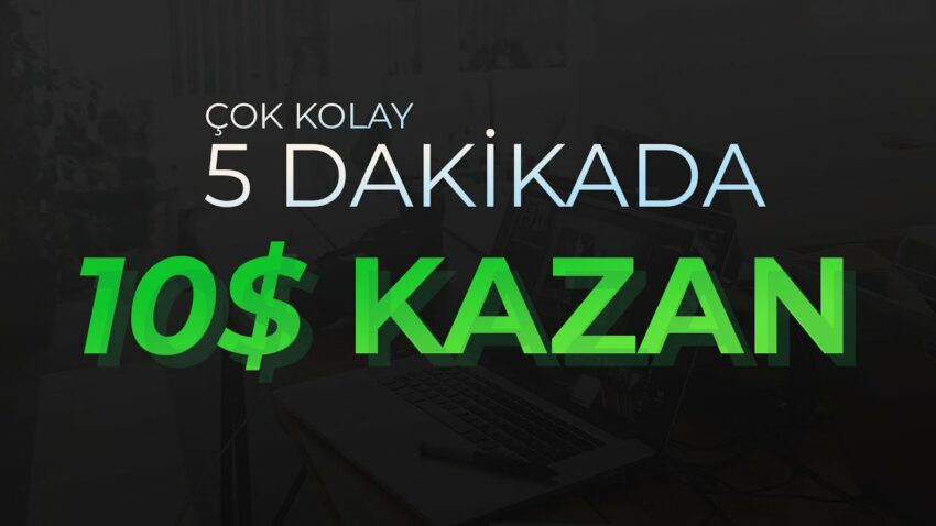 5 DAKİKADA 10$ KAZAN | İnternetten Dolar Kazanmak (İnternetten Para Kazan 2023) | AIRDROP Kripto Kazan 2022