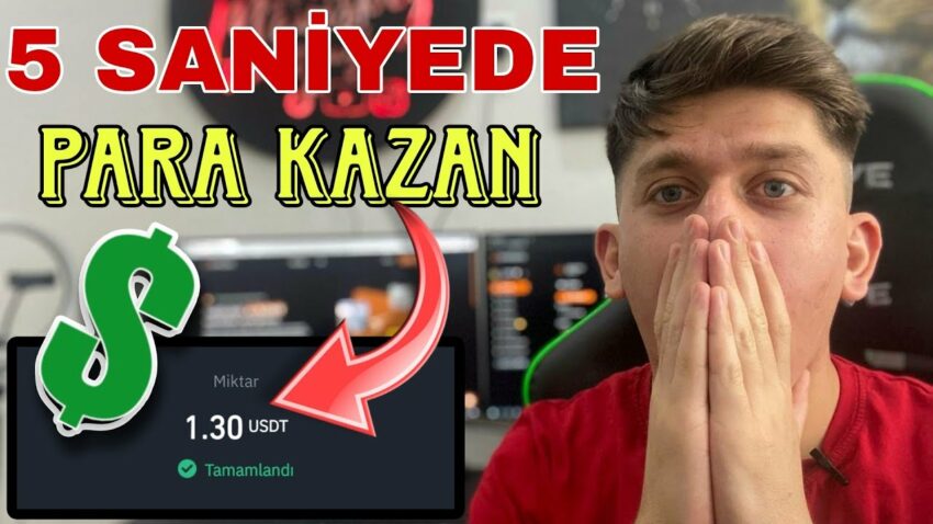 5 SANİYE’DE PARA KAZAN – İnternetten Para Kazan 2023 (ÖDEME KANITLI) Para Kazan