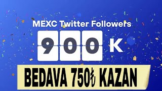 Bedava 750₺ Kazan| Mexc Twitter Etkinliği Kripto Kazan 2022
