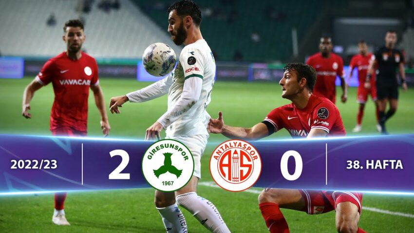 Bitexen Giresunspor (2-0) Fraport TAV Antalyaspor – Highlights/Özet | Spor Toto Süper Lig – 2022/23 Bitexen 2022