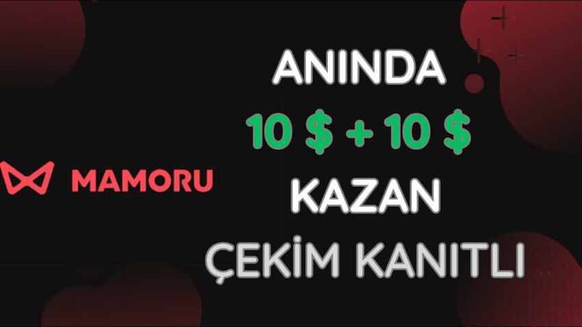 Çekim Kanıtlı Mamoru Anında Çekilebilir 10 $ Kazan #mamoru #airdrop Kripto Kazan 2022