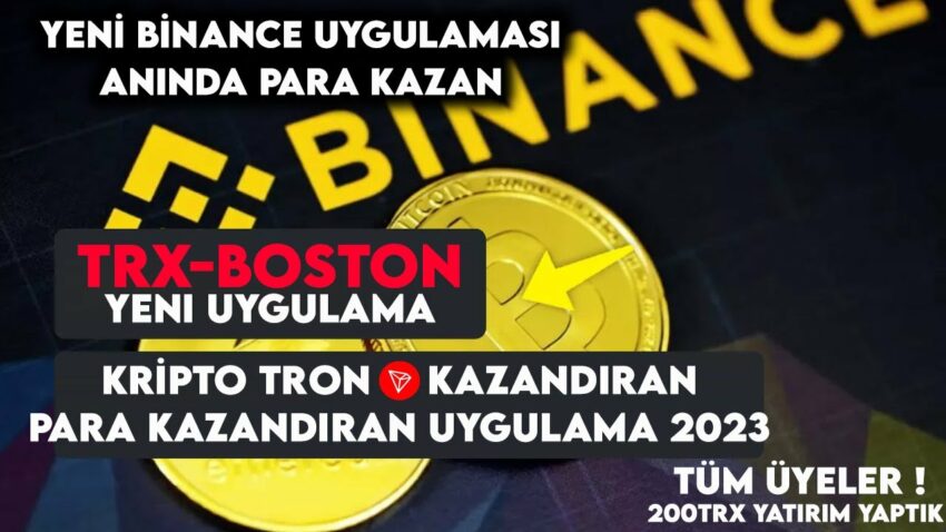 TRX-BOSTON – YENİ KRİPTO PARA KAZANDIRAN UYGULAMA ! GÜNCEL Kripto Kazan 2022
