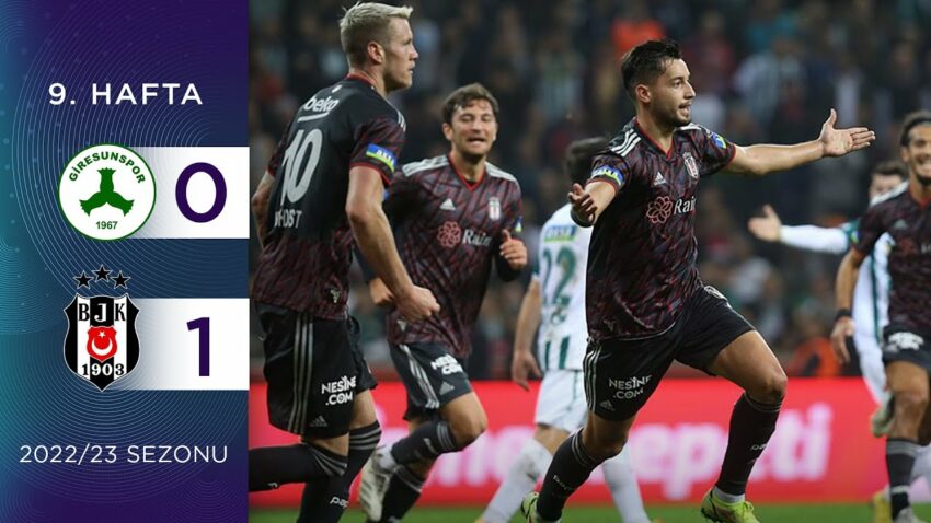 Bitexen Giresunspor (0-1) Beşiktaş | 9. Hafta – 2022/23 Bitexen 2022