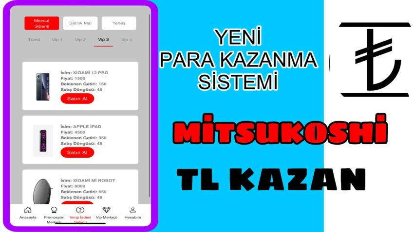 Mitsukoshi – Yeni Tl Kazanma Sistemi | İnternetten Para Kazan ! Para Kazan