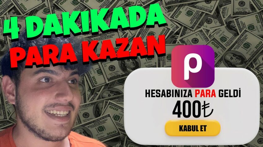 4 DAKİKADA 400 TL KAZAN (ÇOK KOLAY) – İnternetten Para Kazan Para Kazan