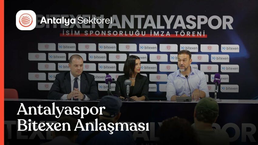 Antalyaspor, Bitexen ile sponsorluk anlaşması imzaladı Bitexen 2022