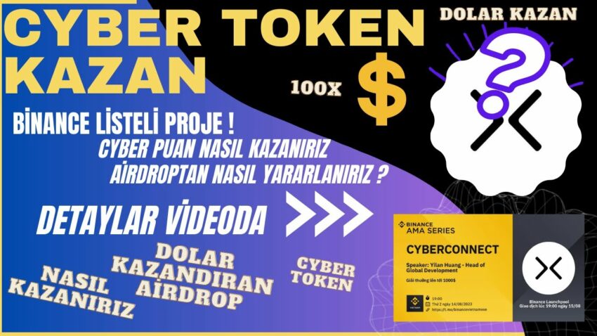 Cyber Token Kazan Binance Listeli Cyber Airdroptan Nasıl Yararlanırız  #kripto Kripto Kazan 2022