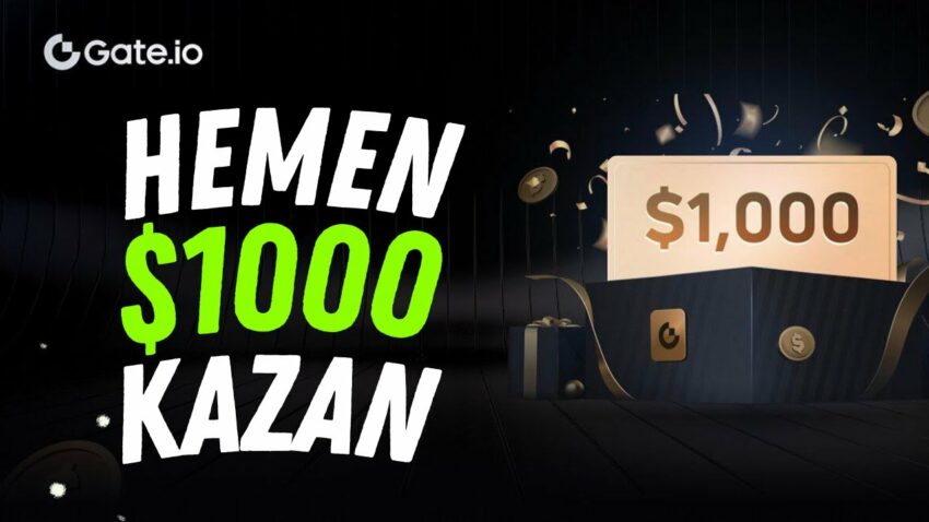 KOLAYCA 1000 DOLAR PARA KAZAN – GATE İO $1000 ÖDÜLLÜ AİRDROP PARA KAZANMA ETKİNLİĞİ (DOLAR KAZANMA) Para Kazan