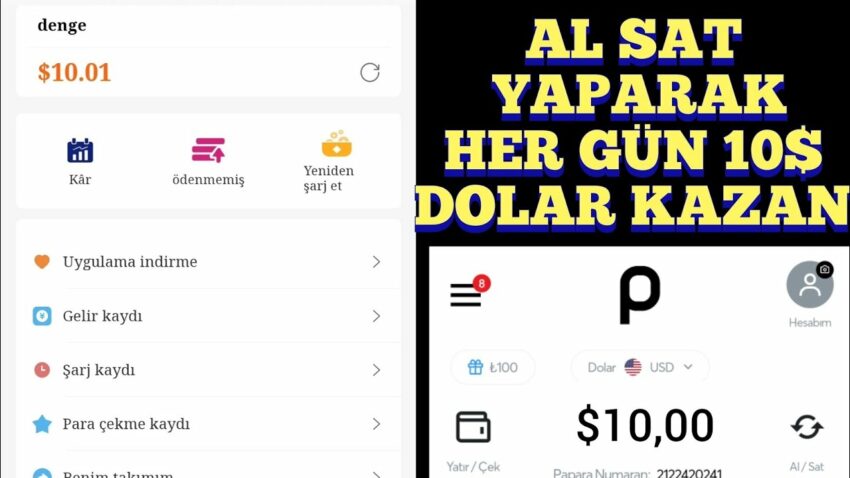 AL SAT YAPRAK HER GÜN 10$ DOLAR KAZAN | internetten para kazanma – dolar kazanma 2023 Para Kazan