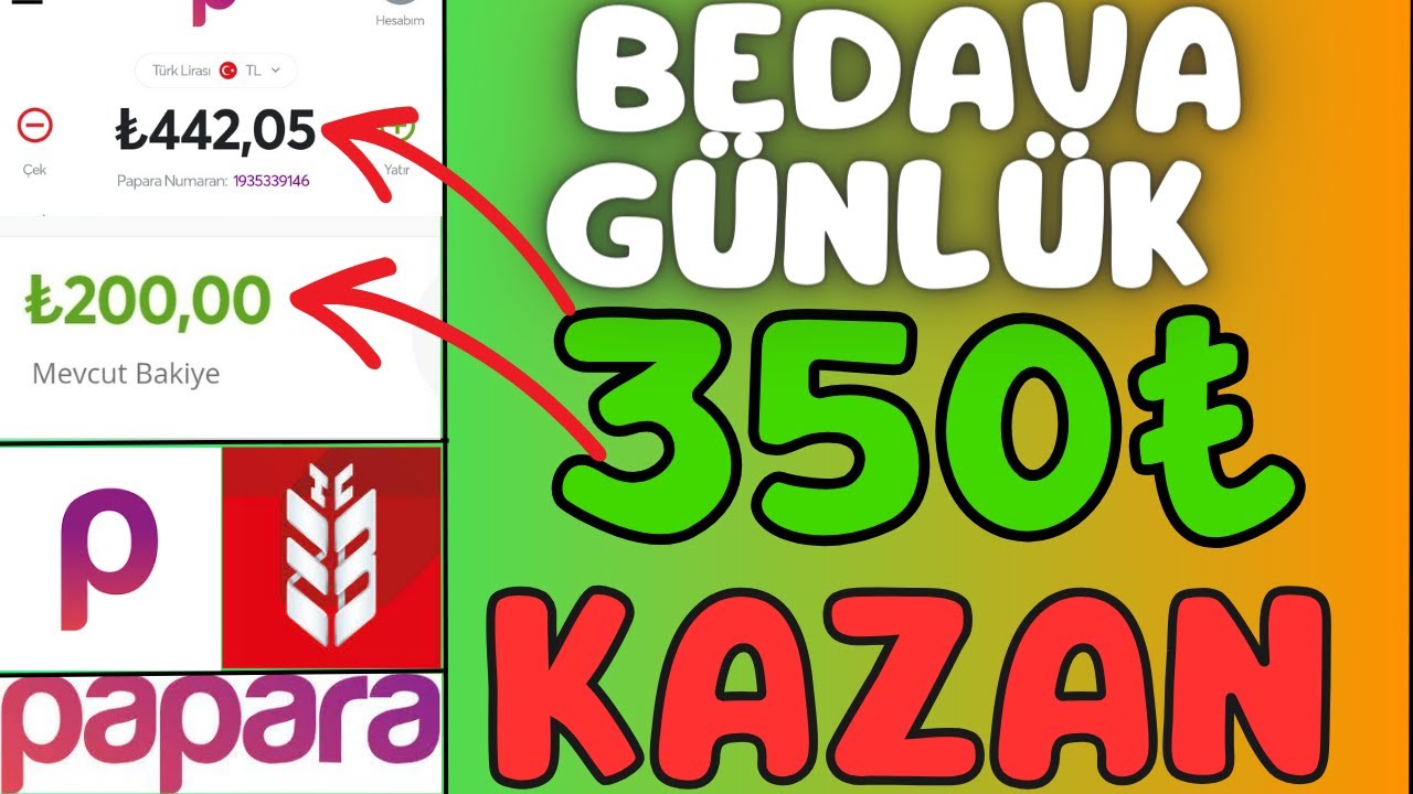 Bedava-Gunluk-350-Veren-Uygulama-Kanitli-Video-Internetten-Para-Kazanma-Yollari-2023-Para-Kazan