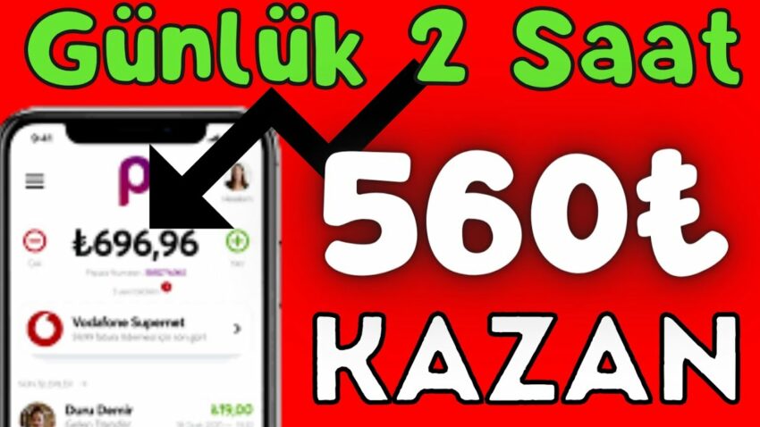 Günlük 2 Saat Uğraşarak 560₺ Kazan 💰 (ÖDEME KANITLI) – İnternetten Para Kazanma 2023 Para Kazan