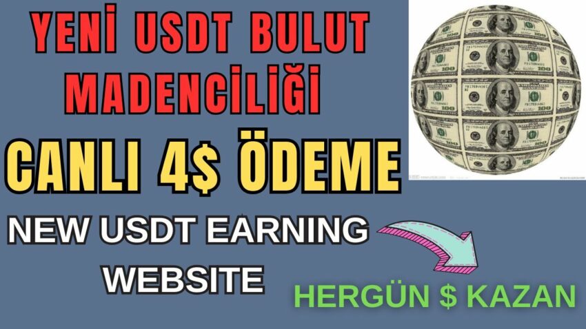 HERGÜN DOLAR KAZAN😜 28$ BEDAVA BONUS💸Yeni usdt bulut madenciliği👉Usdt earning website💎Usdt mining Kripto Kazan 2022