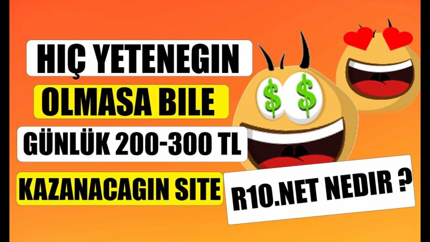 HİÇ YETENEĞİN OLMASA BİLE PARA KAZAN – R10.NET NEDİR #internettenparakazan #yatırımsızparakazan Para Kazan