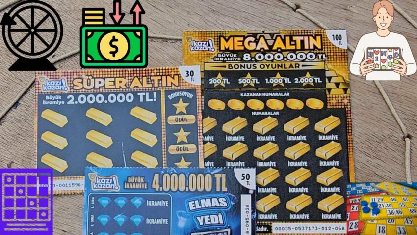 KAZI KAZAN ŞANS DENEMESİ / SCRATCH AND WIN LUCKY TRIAL #kazıkazan #para #lottery #parakazanma Para Kazan