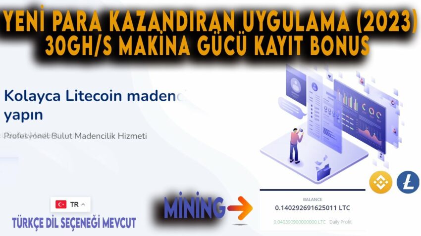 Litecoin madenciliği yaparak para kazandık – 30GH/s kayıt bonusu Para Kazan
