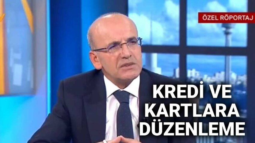 @NTV Kredi ve kartlara düzenleme: Bakan Mehmet Şimşek, NTV’de anlattı Banka Kredi