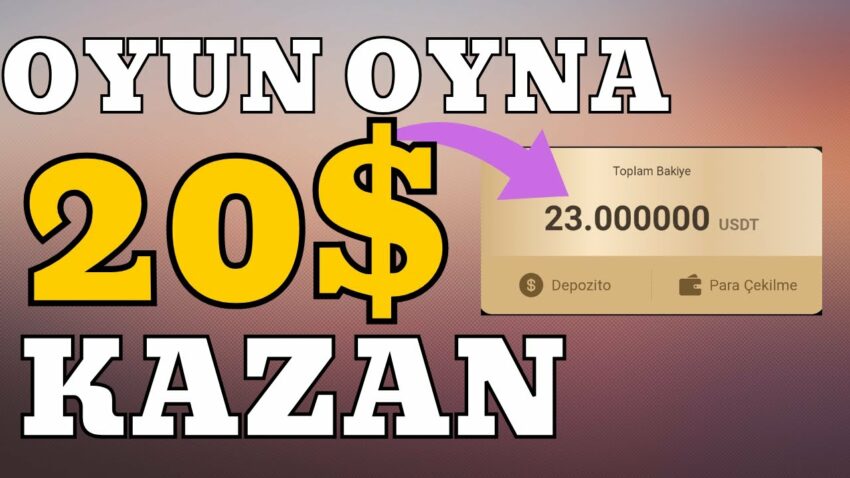 Oyun Oyna 20$ Kazan 🤑 Ödeme Kanıtlı 💰 İnternetten Para Kazanma Yolları 2023 Para Kazan