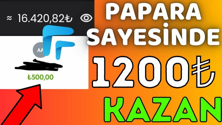Papara ile 1200₺ Kazan – (ÖDEME KANITLI VİDEO) – İnternetten Para Kazanma Yolları 2023 Para Kazan