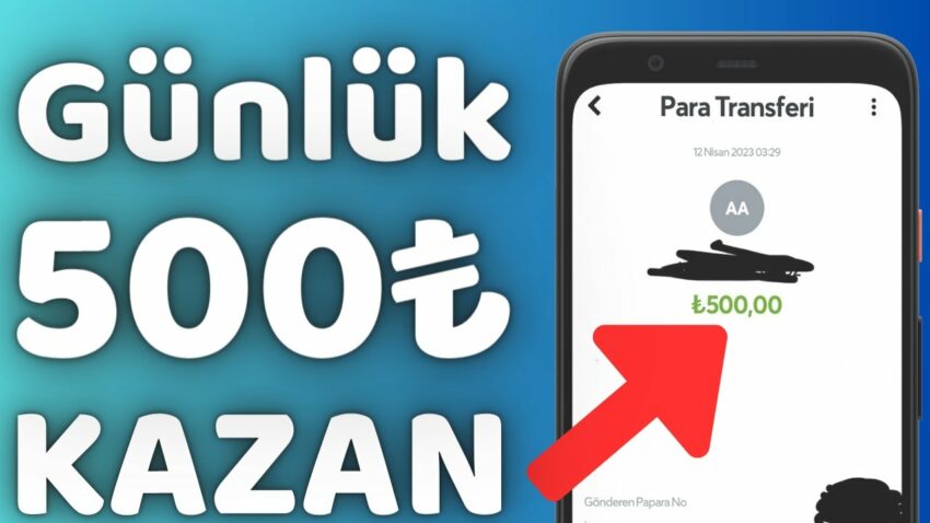 Yeni Çıktı Günlük 500₺ Kazan 🤑💰( KANITLI VİDEO) – İnternetten Para Kazanma Yolları 2023 Para Kazan