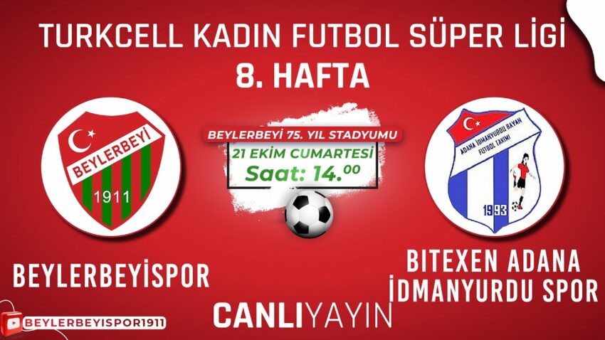 Beylerbeyispor – Bitexen Adana İdmanyurduspor I Turkcell Kadın Futbol Süper Ligi I 21 Ekim 2023 Bitexen 2022