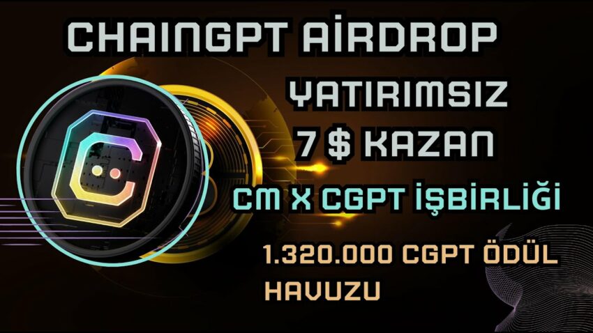 Coinmarketcap Yatırımsız 7 $ CGPT Token Kazan Kripto Kazan 2022