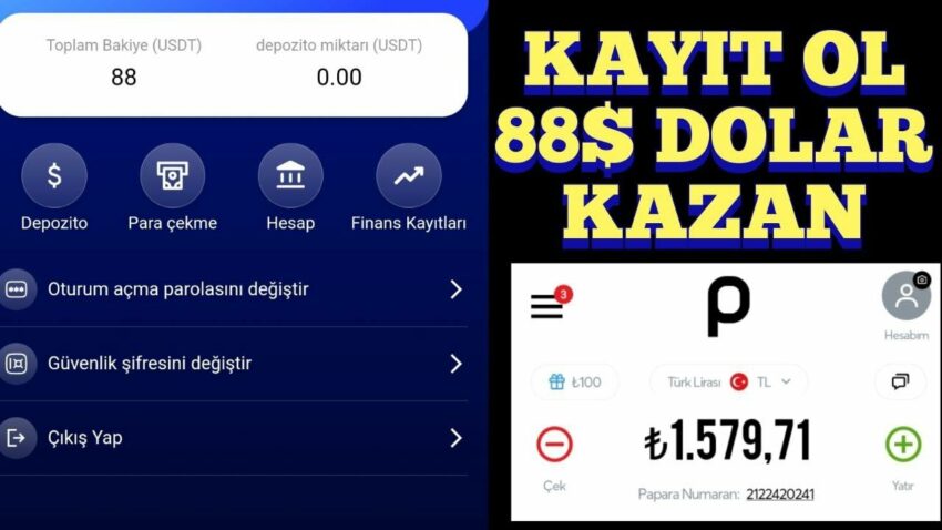 KAYIT OL 70$ BONUS KAZAN | internetten para kazanma – para kazanma – dolar kazanma Para Kazan