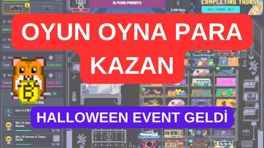 Oyun Oyna Para Kazan | Halloween Event #rollercoin Para Kazan