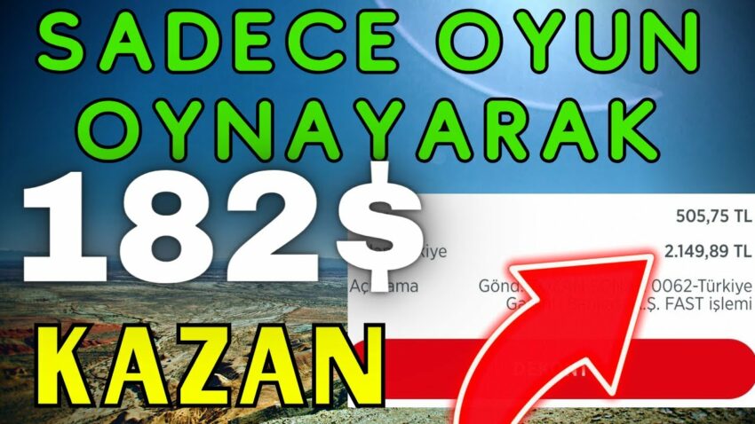 Sadece Oyun Oynayarak Günlük 182$ Kazan 🤑- İnternetten Para Kazanma Yolları 2023 Para Kazan