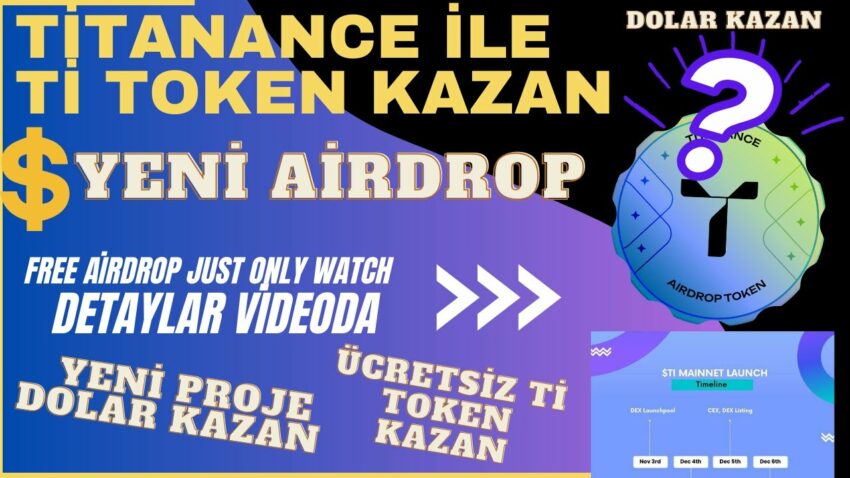 Yatırımsız TI Token Kazan Yeni Airdrop Titanance Multi Chain ile Dolar Kazan #kripto Kripto Kazan 2022