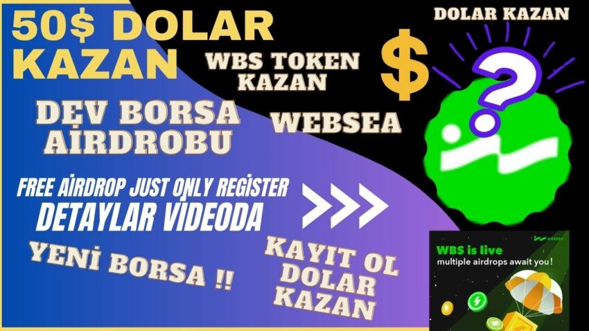 100$ Dolar Kazandık !  Kayıt Ol 50$  Websea Token Kazan   Ödeme Kanıtlı Yeni Borsa Etkinliği #kripto Kripto Kazan 2022