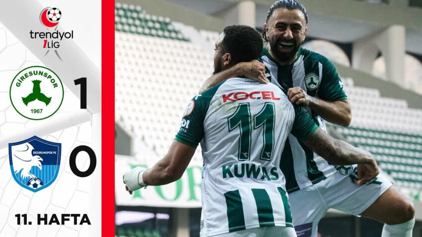 Bitexen Giresunspor (1-0) Erzurumspor – Highlights/Özet | Trendyol 1. Lig – 2023/24 Bitexen 2022