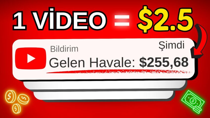 30 SANİYELİK VİDEO İZLE $2.5 PARA KAZAN! 💰(YENİ YÖNTEM) – Video İzleyerek İnternetten Para Kazanma Para Kazan