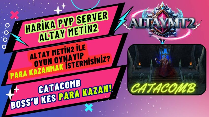Altay Metin2 PVP Server | Metin2 Oynayıp Para Kazanın! | Catacomb Boss’u Kes Para Kazan #AltayMetin2 Para Kazan