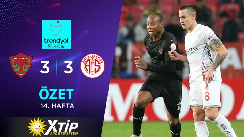 Atakaş Hatayspor (3-3) Bitexen Antalyaspor – Highlights/Özet | Trendyol Süper Lig – 2023/24 Bitexen 2022