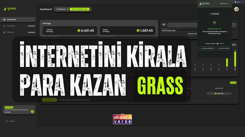 GRASS internetini Kirala Para Kazan Para Kazan
