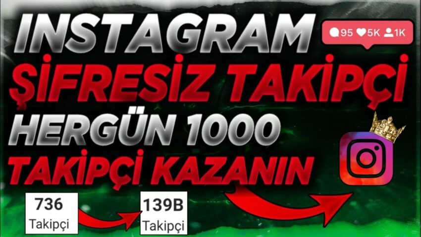 Günlük 10.000 Takipçi Kazanın 🧨 Şifresiz Takipçi Kazanma 🛎️ Para Kazan