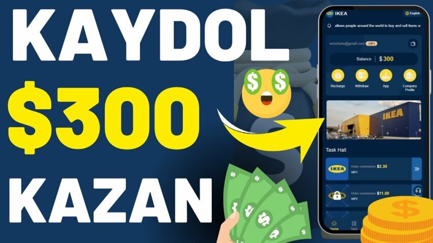 KAYDOL $300 USDT KAZAN 🤑 GÜNLÜK 70₺ PARA KAZAN 💰 İnternetten Para Kazanma 2023 Para Kazan