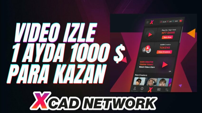 VIDEO İZLE AYDA 1000 DOLAR KAZAN – XCAD Network | İnternetten Para Kazanma Para Kazan
