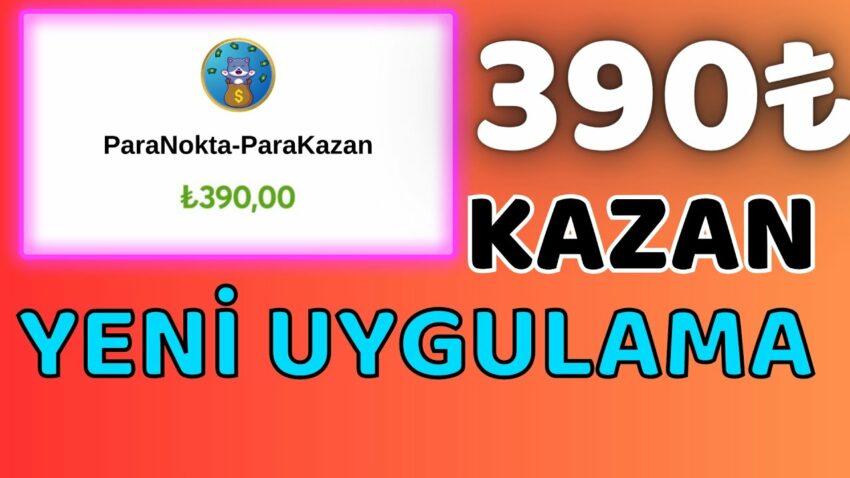 Yeni Uygulama Günlük 390₺ Kazan 🤑 – İnternetten Para Kazanma Yolları 2023 Para Kazan