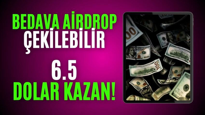 6.5 Dolar Yatırımsız Bonus Kazan! Kripto Para Ücretsiz Airdrop Kazan 2024 Kripto Kazan 2022
