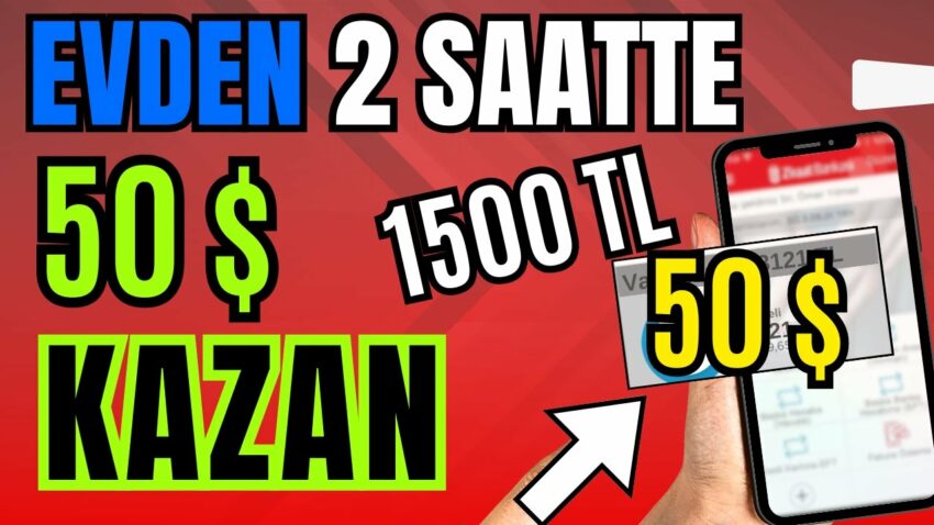 SADECE 2 SAAT VİDEO İZLEYEREK 50$ (1500 TL) PARA KAZAN! 💸 – İnternetten Para Kazanma | Para Kazan Para Kazan